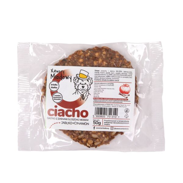 Xawery Miodowy O-ciacho jabłko + cynamon (14x50g) - obrazek 2
