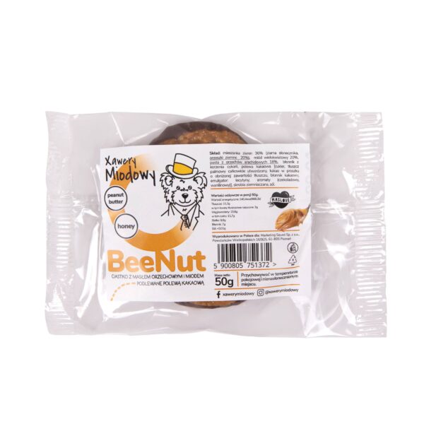 Xawery Miodowy BeeNut miód + masło orzechowe (14x50g) - obrazek 2