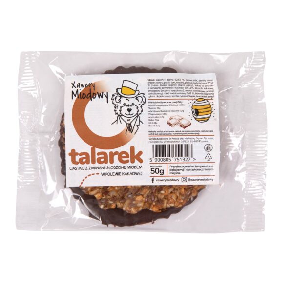 Xawery Miodowy Talarek w polewie kakaowej (14x50g) - obrazek 2